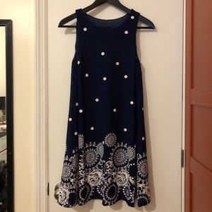 Polka dot A-Line dress